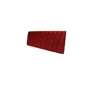 Respaldo Moderno Lineal En V 2 Plazas 150x60 CM Burdeo Felpa