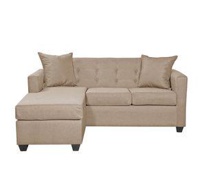Seccional Intercambiable Gramado tela Beige 170x130x83