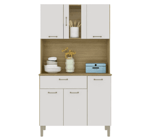 Mueble de Cocina Kyra 6 puertas Off White K06