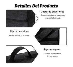 Bolso Maletin Organizador Alfombra Maletero Auto Organi #849