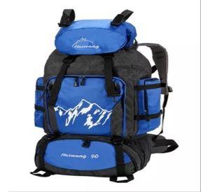 MOCHILA DE CAMPING 90L AZUL