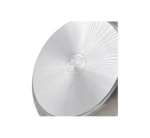 Sartén profesional de aluminio de 28 cm, anti-rayaduras, color negro