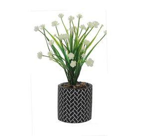Plantita artificial deco altura .28 cm.. Unico