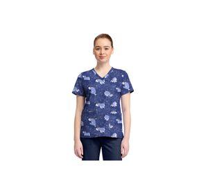 POLERA CLÍNICA ESTAMPADA TF796 PAISLEY WINNIE POOH