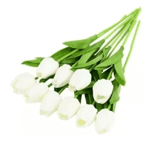 Ramos tulipanes artificiales decoración hogar