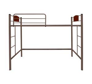 Cama alta child 1,5 plaza castaño