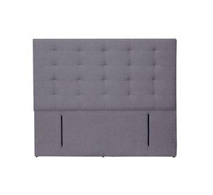 RESPALDO NAPOLES LINO GRIS OSCURO KING