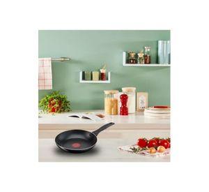 Set de 2 sartenes Easy Cook Tefal, 24 cm y 30 cm, aluminio, negro
