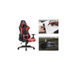 Silla Gamer de Oficina Profesional Ulrik Roja