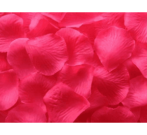 Pétalos flores artificiales manualidades fucsia