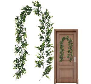 Set 2 Flores Eucalipto Guirnaldas Colgantes Artificial Lau