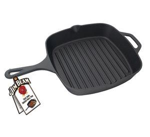 Plancha Cuadrada Grill Hierro Fundido Jim Beam