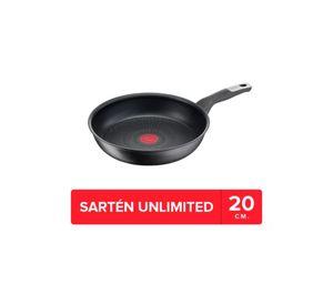 Sartén de 20 cm, Unlimited, Tefal, color negro