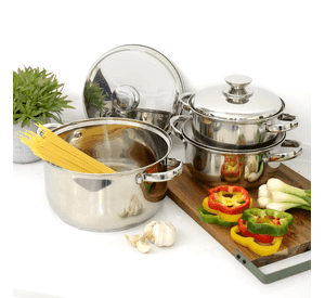 Batería de Cocina Línea Málaga de 6 piezas doral