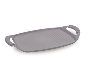 PLANCHA GRILL 47x29 CM TAUPE COLLECTION ANTIADHERENTE