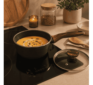Cacerola Antiadherente Cuisine con Fondo de Inducción 1.3 Litros Fissman