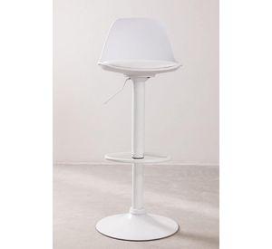 Pack 2 Pisos y sillas bar MKP Eames Base Blanca para Cocina o Bar Blanco