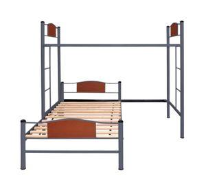 Cama alta + cama baja child 1 plaza grafito