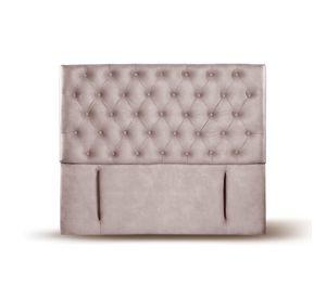 RESPALDO FLORENCIA CUERO GRIS KING