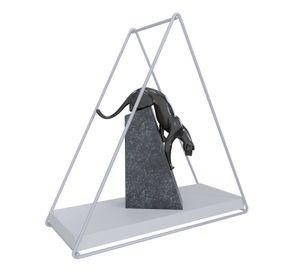 REPISA TRIANGULAR PINO WHITE 25X10X25CM VEKKAHOME