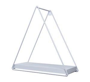 REPISA TRIANGULAR PINO WHITE 25X10X25CM VEKKAHOME