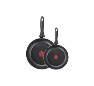Set de 2 sartenes Easy Cook Tefal, 24 cm y 30 cm, aluminio, color negro