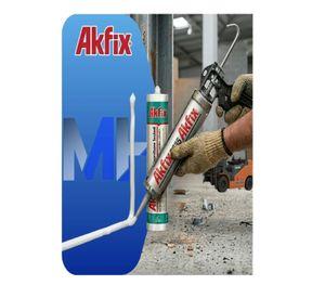 Pack 12 Sellador Poliuretano Akfix P635 Blanco Juntas Muros
