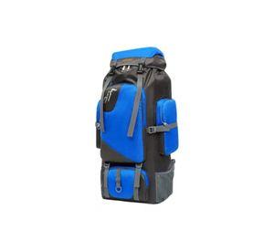 Mochila impermeable de 90L color azul