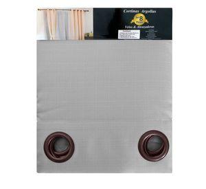 Cortina set Barbara 8 pzas. 1.40 x 2.25 Gris