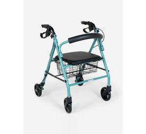 Andador 4 Ruedas Canasto y Asiento 2.0
