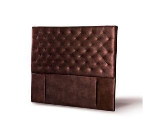 RESPALDO BRESCIA CUERO CAFÉ MORO KING