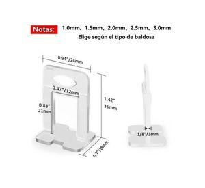 Kit Niveladores De Cerámico Piso 100 Cuñas + Clips + Alicate