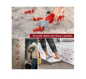 Kit Niveladores De Cerámico Piso 100 Cuñas + Clips + Alicate