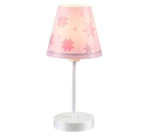 LÁMPARA SOBREMESA ROSA E27 1X40W