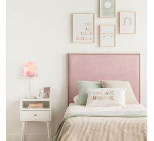 LÁMPARA SOBREMESA ROSA E27 1X40W