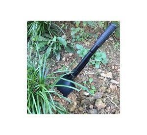 Pala Portátil Jardín Camping Plegable con Funda y Brújula