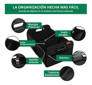 Caja Organizadora De Maleta Auto Bolso Maletero Plegabl #893