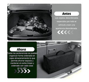Bolso Maletin Organizador Alfombra Maletero Auto Organi #691