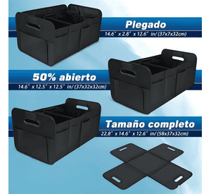 Organizador De Maletero Para Auto Plegable Caja Multius #807