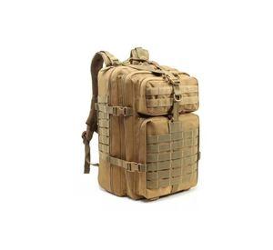 Mochila táctica militar impermeable color café