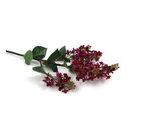 lila flor seda artificial 80 cm