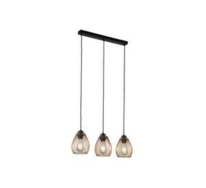 Lámpara Colgante Beas 3 Luces Dorado Mate