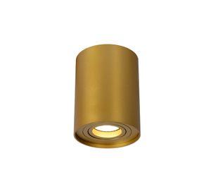 FOCO CILINDRO SOBREPUESTO TUBE DORADO Ø9,6cm 1XGU10
