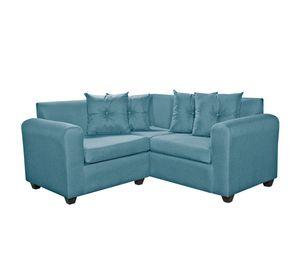 Seccional Esquinero Recife Tela Turquesa 160x160x 78