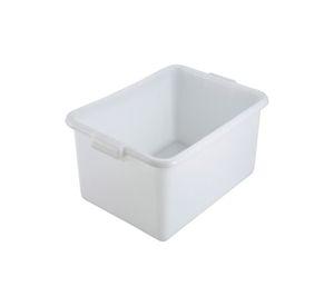 CAJA POLIPROPILENO COLOR BLANCO 55X38X18CM  WINCO