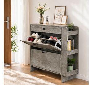 Mueble Zapatero Alto Con Gran Capacidad Y Ahorrar Espacio