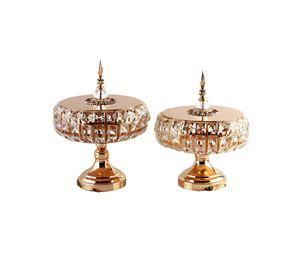 Set 2 Frascos Almacenamiento Decorativo Multifuncional Jhn
