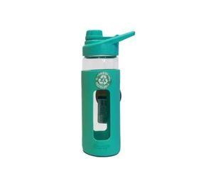 BOTELLA VIDRIO 470ML KEEP celeste