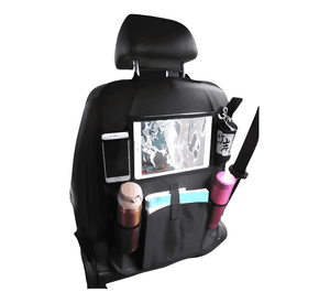 Organizador De Asiento Trasero Con Soporte Color Negro #643