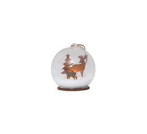Deco Navidad Fauna Bola Arbol Y Renos H90 Dm80 410394